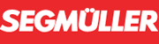 Weiße SEGÜLLER-Logoschrift in Großbuchstaben auf rotem Hintergrund